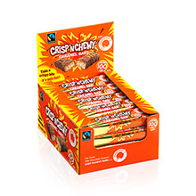 Traidcraft Fair Trade Crisp 'n Chewy Caramel Bar CDU (20x30g)