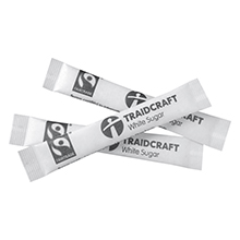 Traidcraft White Fair Trade Sugar Sticks (approx500x3g)