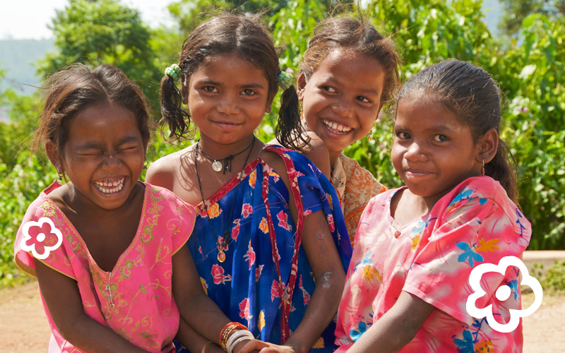 Children in Guntagannella village